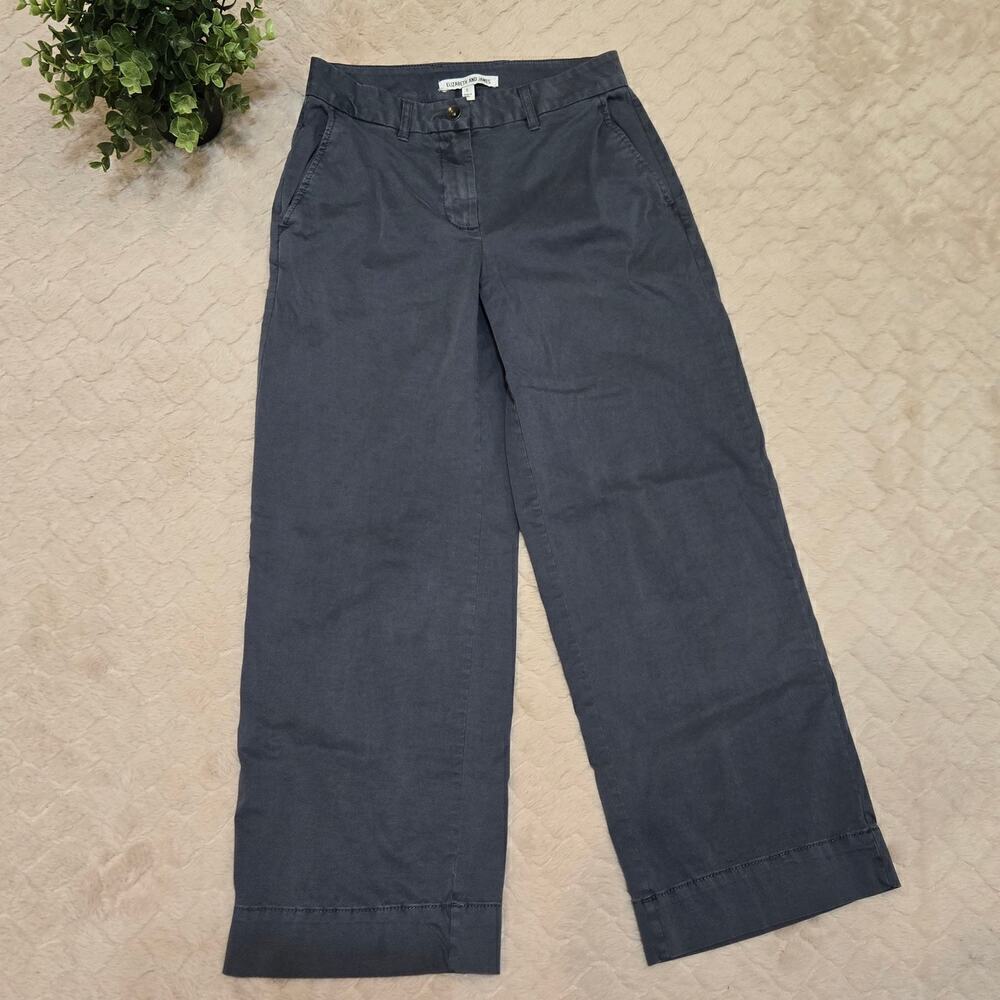 Elizabeth and James Gray Wide Leg Pants, Size 0